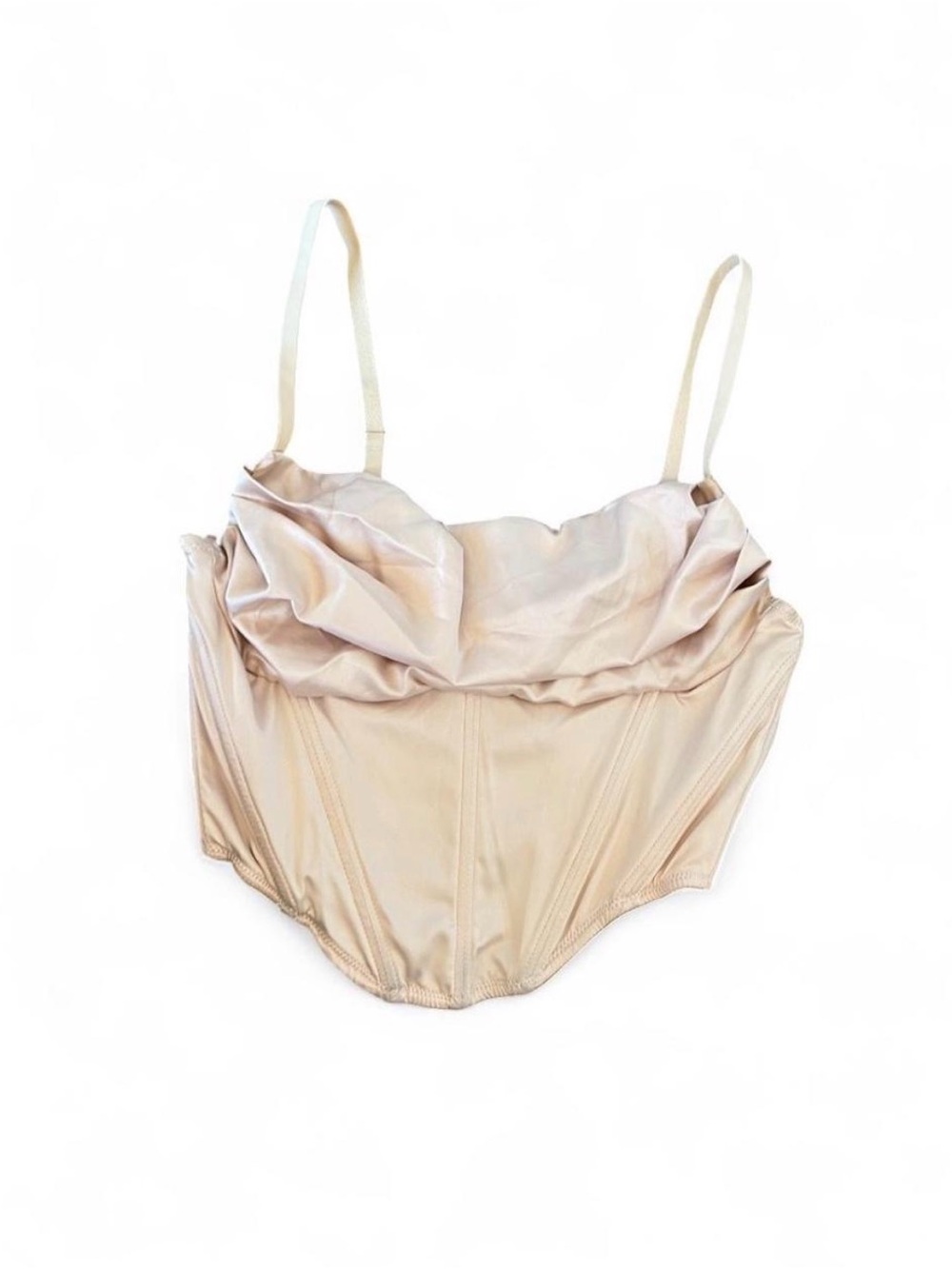 Urban outfitters cream Satin Bustier